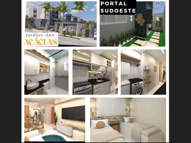 Imagem 2: Vende-Se Apartamento no Portal Sudoeste, o Jardims das Acácias