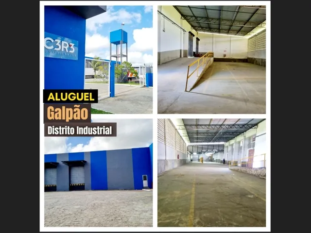 Imagem: Aluga-Se Galpões, no Distrito Industrial