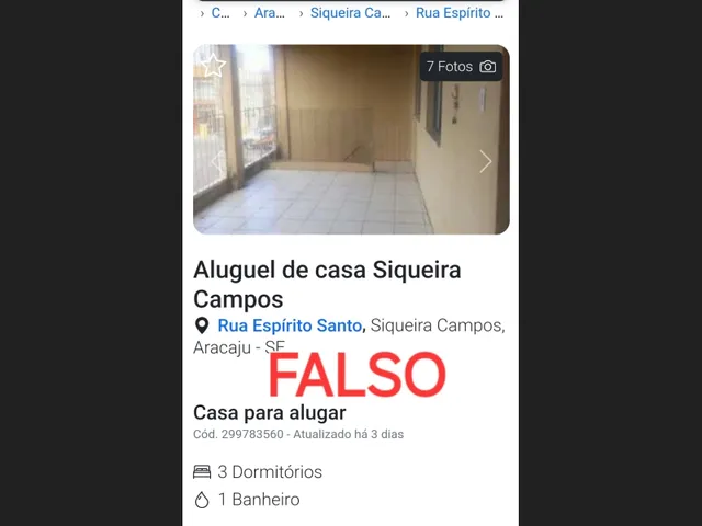 Imagem: A casa está localizado em Aracaju, SE para alugar por .