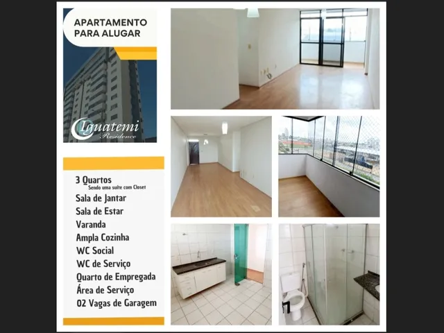 Imagem: O apartamento possui 4 Dormitórios, 1 Suíte, 3 Banheiros,