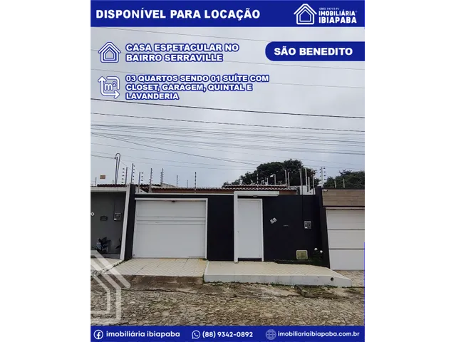 Imagem: Casa Incrível Disponível para Locação