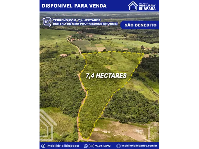 Imagem: Terreno de 7,4H Próximo a Ce 187 Excelente