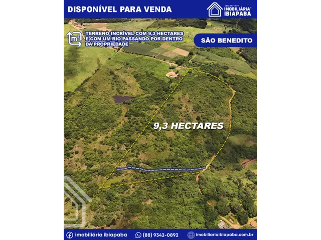 Imagem: Terreno com 9,3 Hectares Próximo À Ce