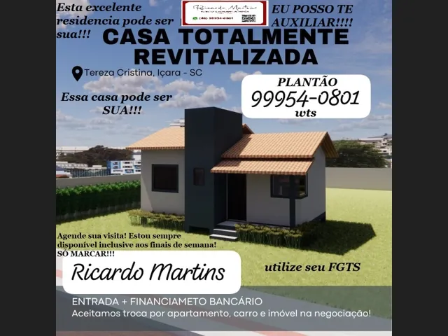 Imagem: Casa de Alvenaria a Venda Içara Tereza