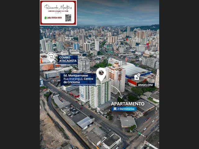 Imagem 1: Apartamento a Venda no Centro de Criciúma Montparnasse