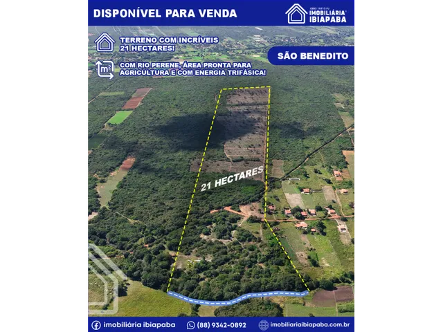 Imagem: Excelente Terreno com 21 Hectares e com