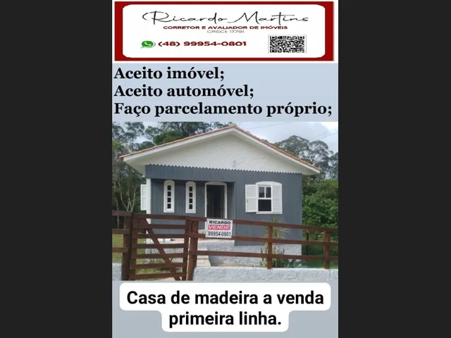 Imagem: Casa de Madeira a Venda no Bairro Primeira
