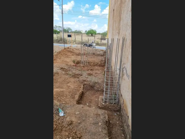Imagem 8: Terreno 8 X 18 Depois do Campo do Coqueiro em Surubim Pe Já com Estrutura 2º Andar