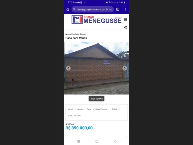 Imagem: Alugo Casa Nova Venecia