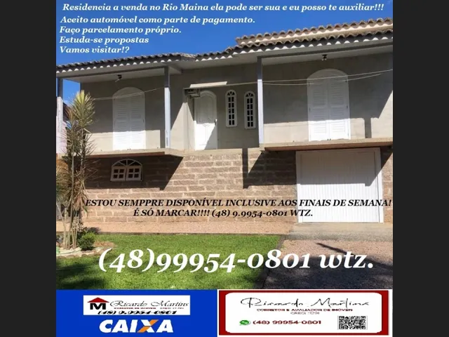Imagem: Casa a Venda no Rio Maina Criciuma