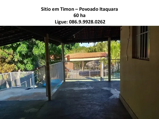 Imagem 2: Sitio em Timon - Povoado Itaquara