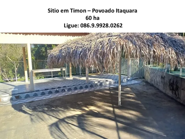 Imagem 3: Sitio em Timon - Povoado Itaquara