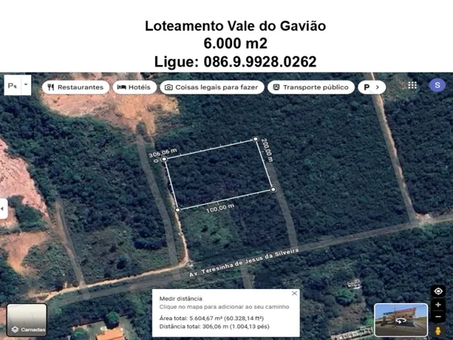 Imagem: Loteamento Vale do Gavião