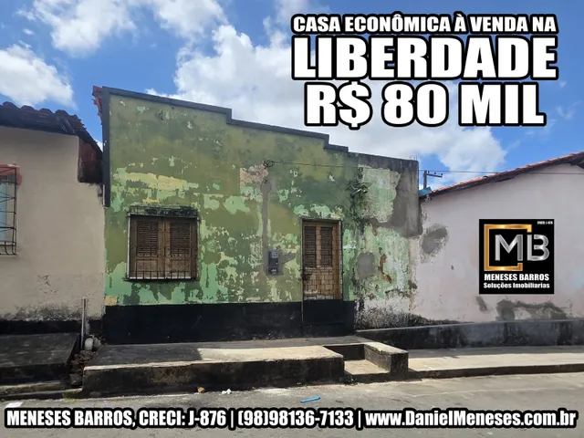 Imagem: Casa Econômica À Venda na Liberdade