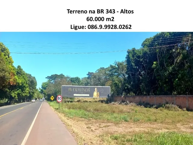 Imagem: Terreno 60. 000 M2 na Br 343 - Altos