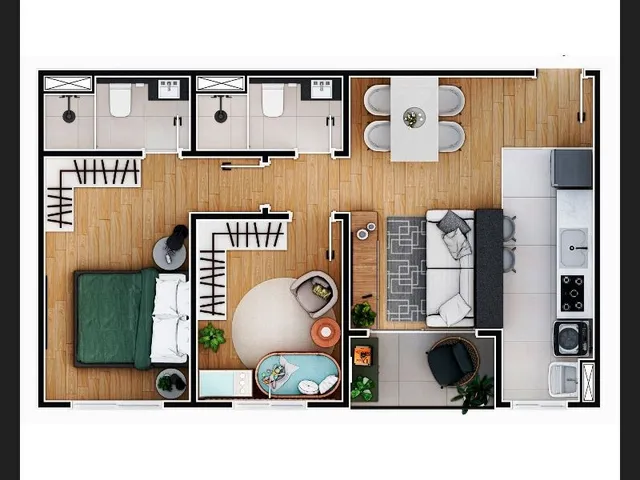 Imagem 5: Kastell Residencial - Apartamentos de 02 Quartos - Castelanea - Petrópolis/Rj