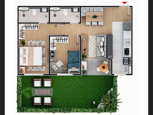 Imagem 6: Kastell Residencial - Apartamentos de 02 Quartos - Castelanea - Petrópolis/Rj