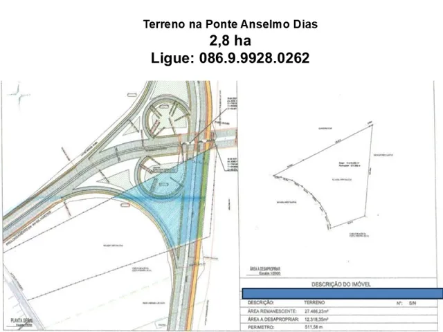 Imagem: Terreno de 2,8 Ha na Ponte Anselmo Dias