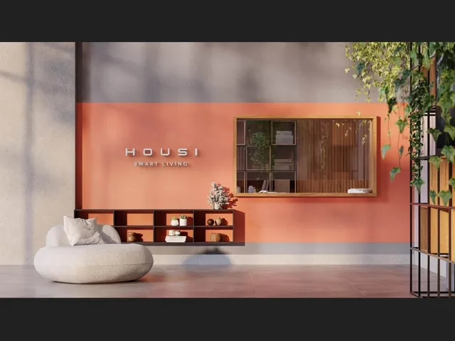 Imagem 16: Um Charme de Estilo e Imponência em Seu Quarto e Sala