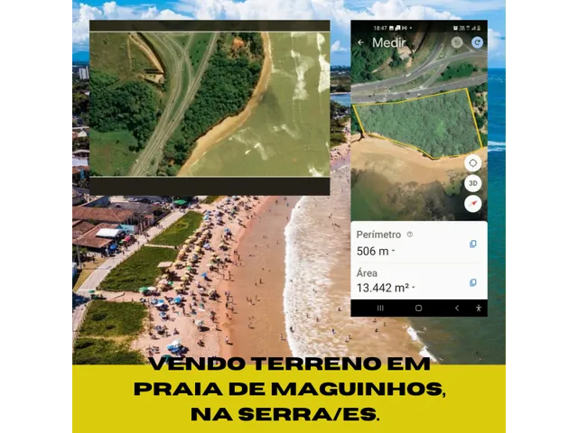 Imagem: Terreno na Praia de Manguinhos- Serra/Es