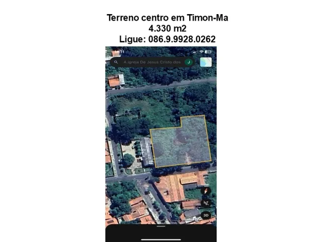 Imagem 4: Terreno no Centro de Timon