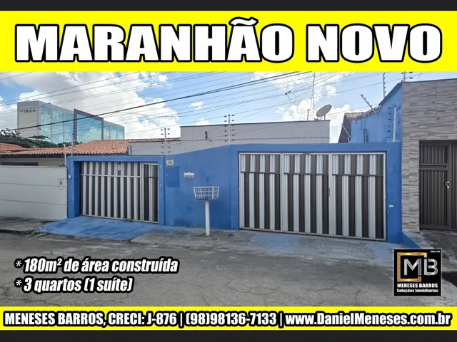 Imagem: Casa Ampla À Venda no Maranhão Novo
