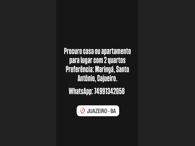 Imagem: Procuro Casa Ou Ap pra Alugar