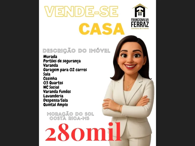 Imagem: Vende-Se Casa em Costa Rica Ms