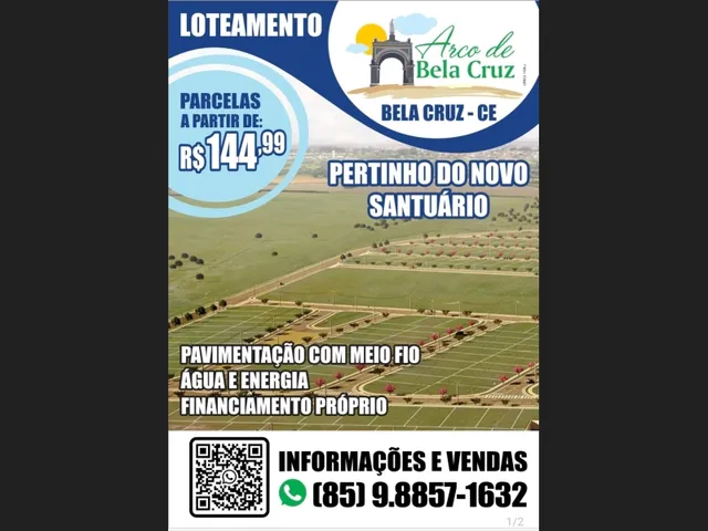 Imagem: Terrenos e Lotes em Bela Cruz Ce em Frente