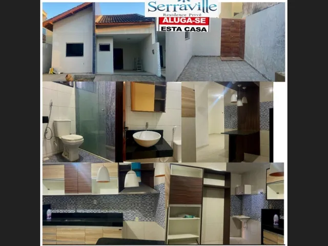 Imagem: A casa possui 3 Dormitórios, 1 Suíte, 2 Banheiros, 1 Vaga