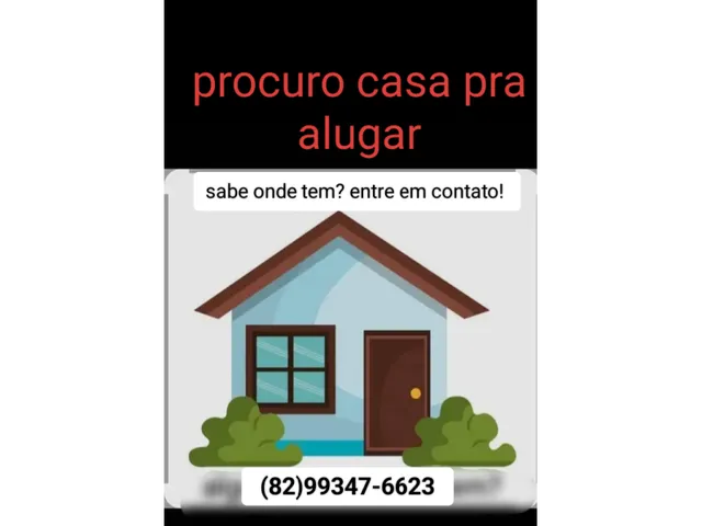 Imagem: Procuro Casa pra Alugar
