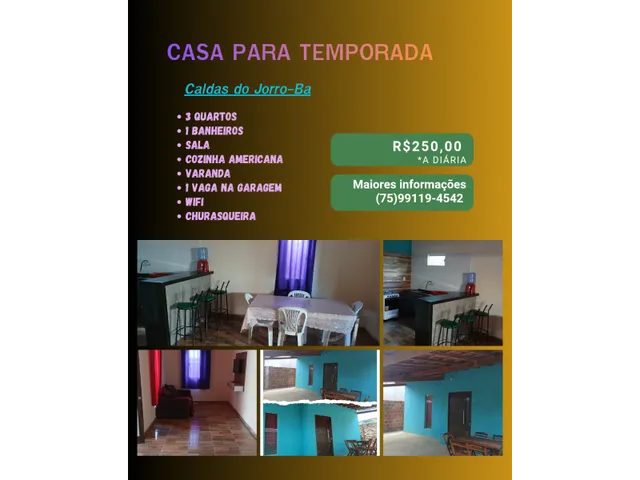 Imagem: Alugar Casa Finais de Semana e Temporada
