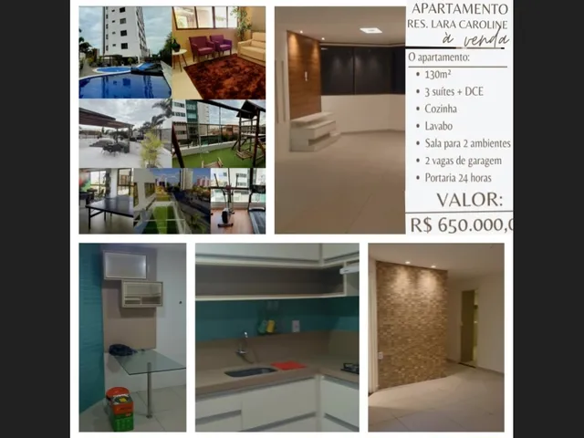Imagem: Vendo Apartamento, no Lara Caroline, 3 Suítes
