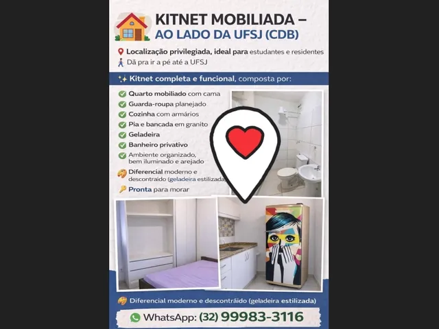 Imagem: Kitinet Mobiliada Pronta para Morar ! Excelente