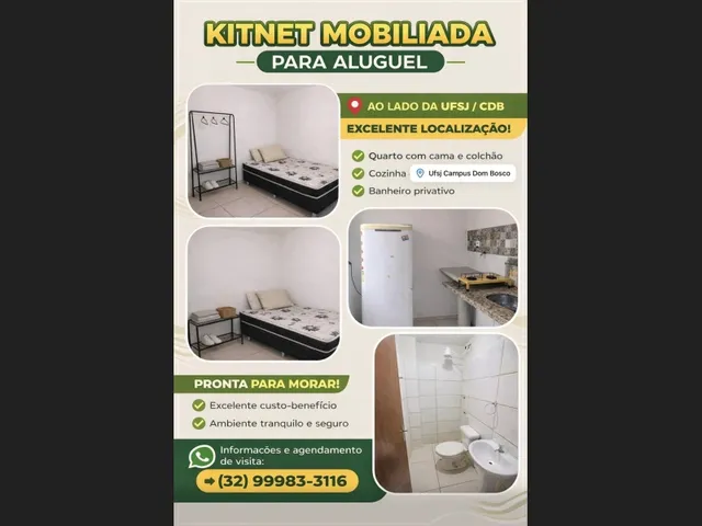 Imagem: Alugo Kitnet Mobiliada