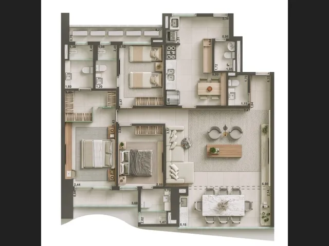 Imagem 11: Casa Mauá, Meireles, Repasses com 208M² e 129M² com 3 Ou 4 Suítes
