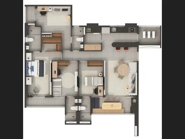 Imagem 14: Atmos Aldeota, Apartamentos com 64M², 87M², 112M² e 120M², 2, 3 e Até 4 Suítes