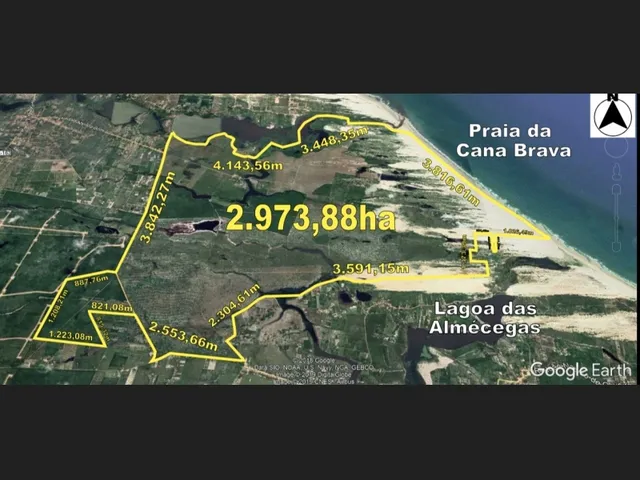 Imagem: Última Grande Gleba Frente Mar Disponível