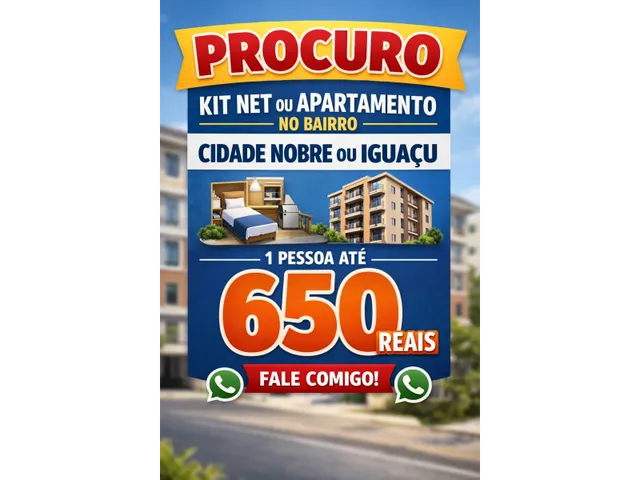 Imagem: Procuro Apartamento Ou Kit Net