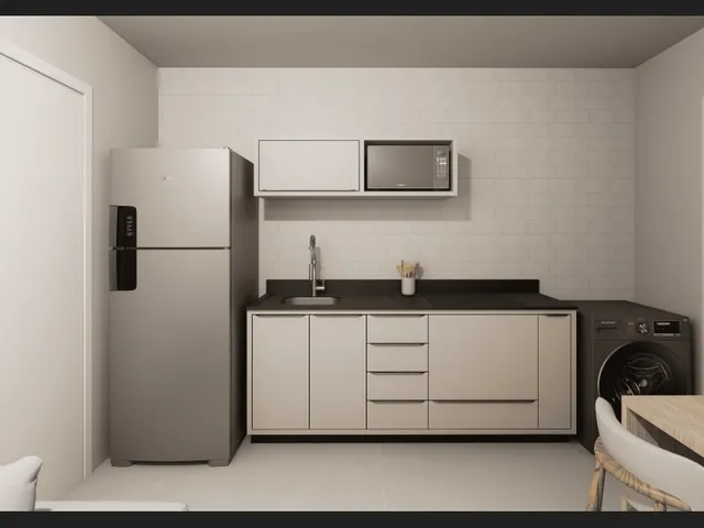Imagem 5: Studio Semibiliado para Alugar Proximo a Unesc Universitário, Criciúma-Sc