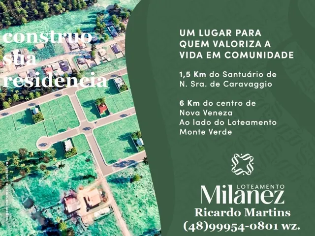Imagem: Loteamento Donato Milanez Caravagio Nova