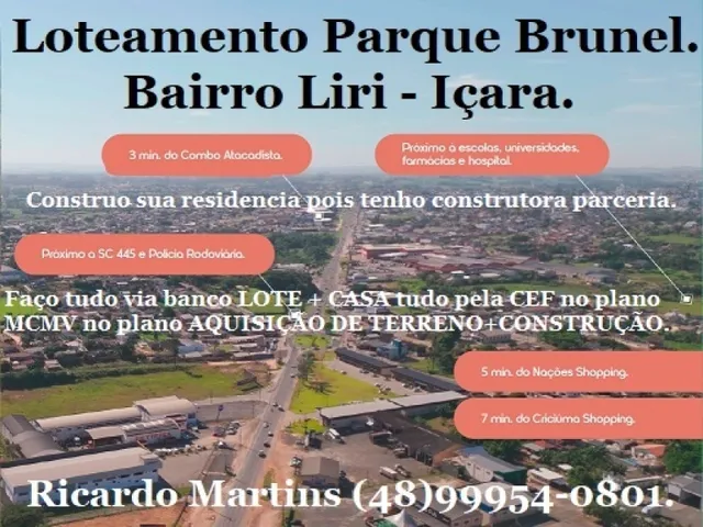 Imagem: Loteamento Parque Brunel Bairro Liri Içara