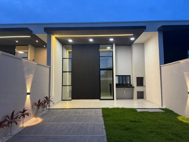 Imagem 13: Casa Plana Moderna com 3 Suítes, 3 Vagas de Garagem, Área Gourmet e Quintal na Sapiranga