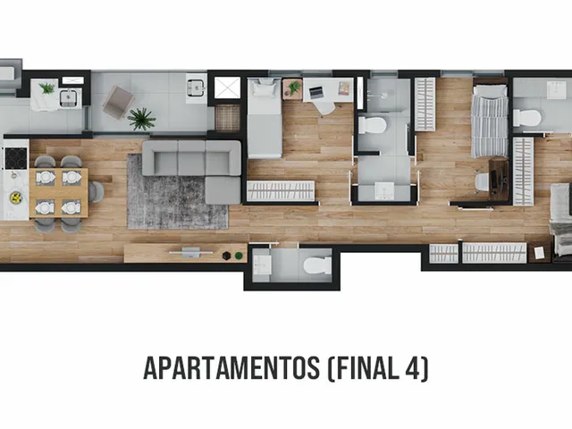 Imagem 2: APARTAMENTO RESIDENCIAL em Curitiba - PR, Seminário
