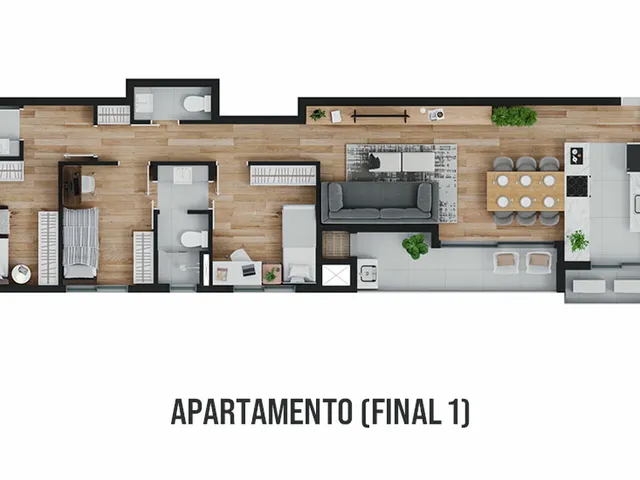 Imagem 3: APARTAMENTO RESIDENCIAL em Curitiba - PR, Seminário