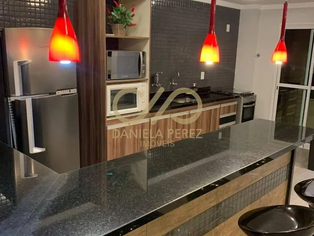 Imagem: O apartamento possui 1 Dormitório, 1 Suíte, 2 Banheiros,