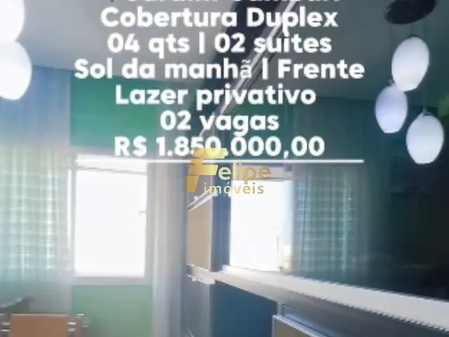 Imagem 3: BELÍSSIMA COBERTURA DUPLEX COM 04 QUARTOS, SENDO 02 SUÍTES, SOL DA MANHÃ E LAZER