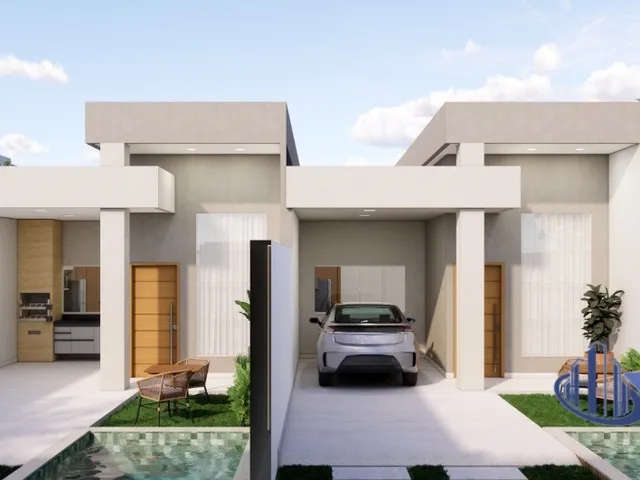 Imagem 11: Lançamento Casa Linear em Santa Mônica - 250m da Praia - 3 Quartos, 1 Suíte, 2 Salas
