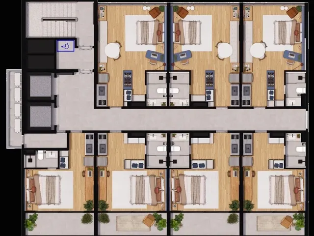 Imagem 16: Apartamento Compacto com Coworking e Lavanderia Compartilhada
