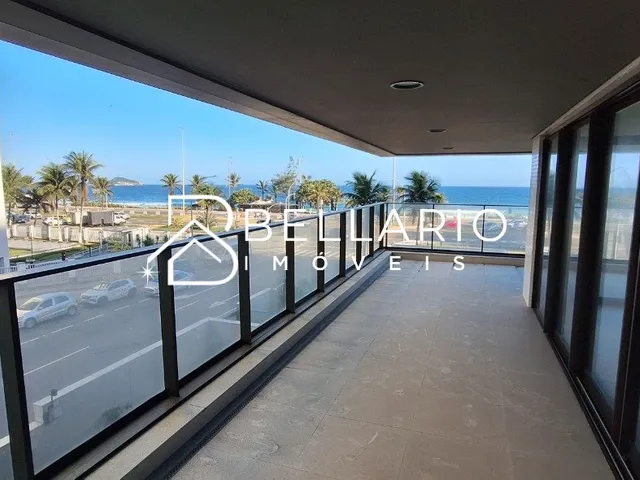 Imagem 2: Apartamento pronto frontal mar com varanda, 4 dormitórios (4 suítes) e 3 vagas à